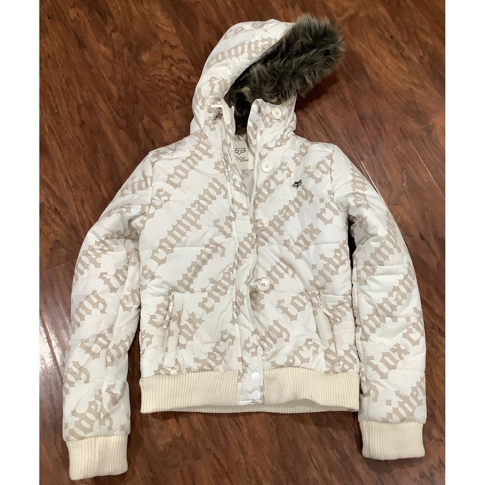 Fox 56102 Rn 97275 Girl's Snow Bunny Jacket Medium Off-White